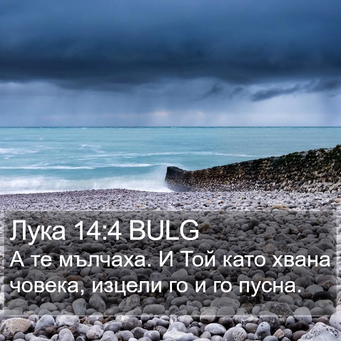 Лука 14:4 BULG Bible Study