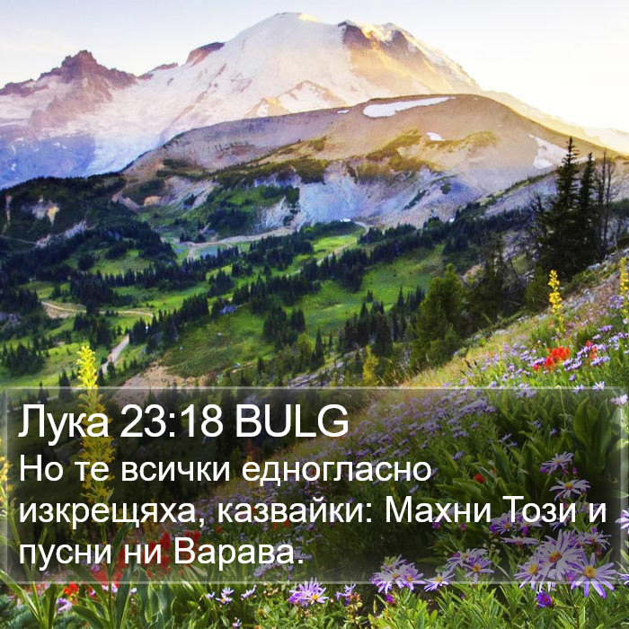 Лука 23:18 BULG Bible Study