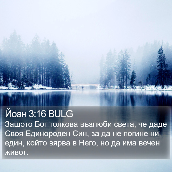 Йоан 3:16 BULG Bible Study