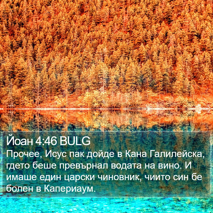 Йоан 4:46 BULG Bible Study