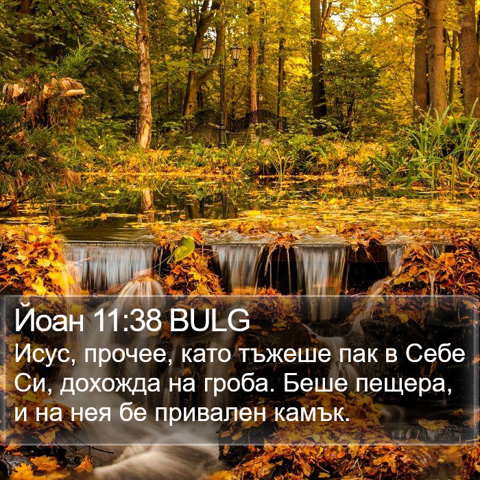 Йоан 11:38 BULG Bible Study