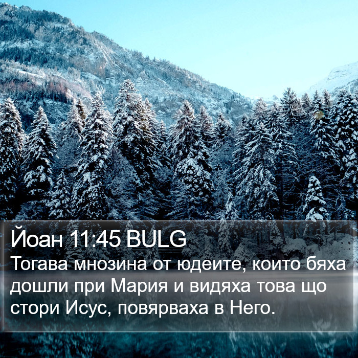 Йоан 11:45 BULG Bible Study