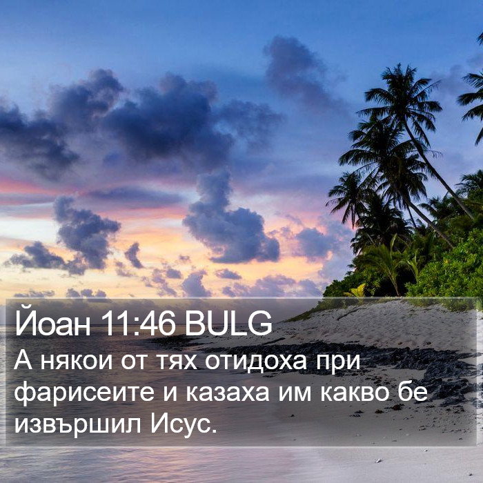 Йоан 11:46 BULG Bible Study