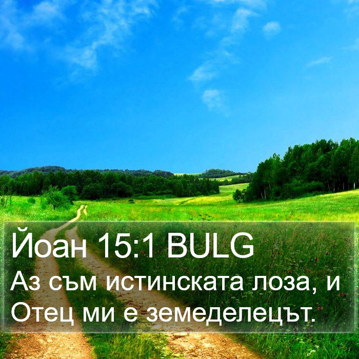 Йоан 15:1 BULG Bible Study