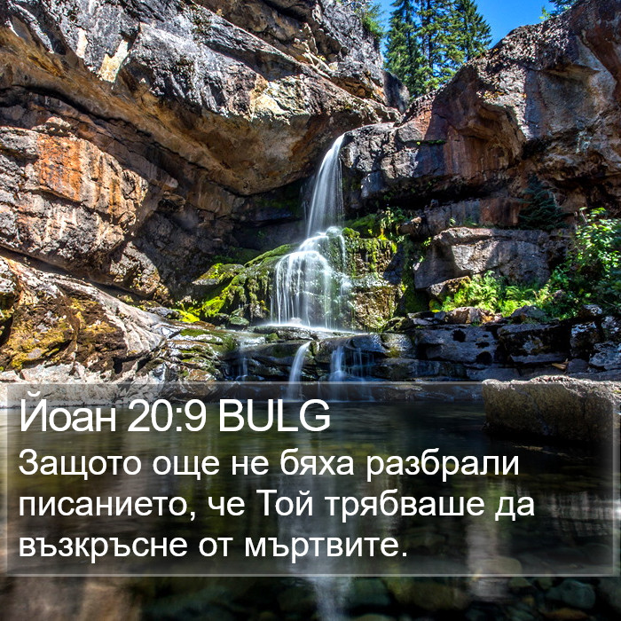 Йоан 20:9 BULG Bible Study