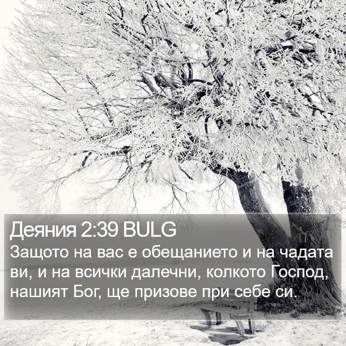 Деяния 2:39 BULG Bible Study