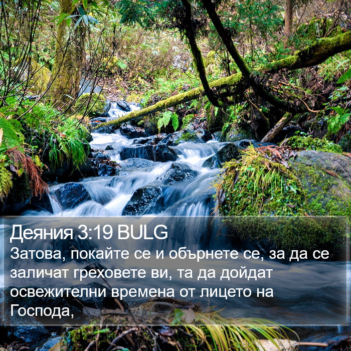 Деяния 3:19 BULG Bible Study