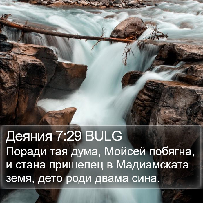 Деяния 7:29 BULG Bible Study