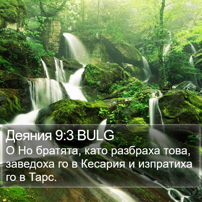 Деяния 9:3 BULG Bible Study