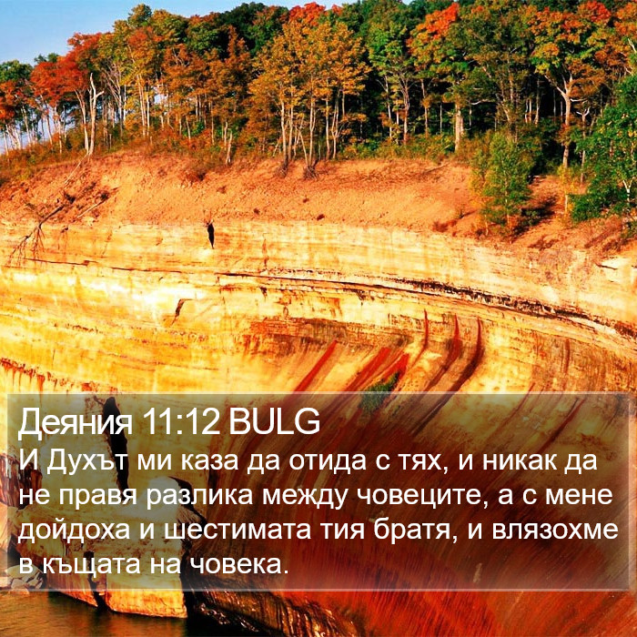 Деяния 11:12 BULG Bible Study