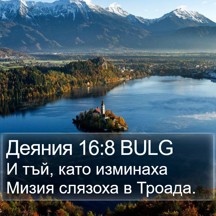 Деяния 16:8 BULG Bible Study