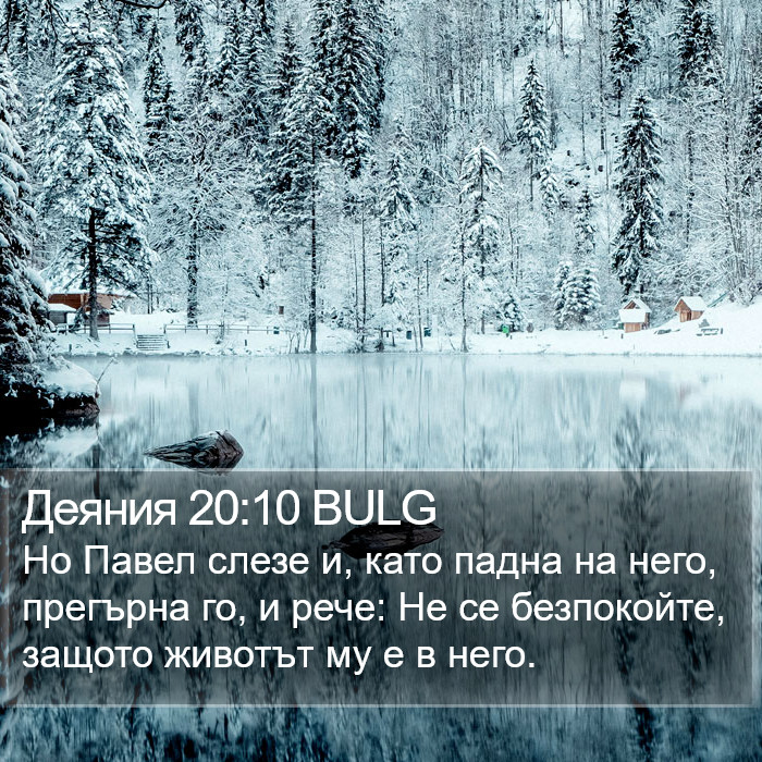 Деяния 20:10 BULG Bible Study