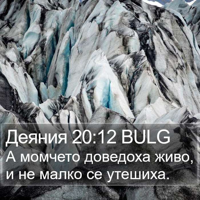 Деяния 20:12 BULG Bible Study