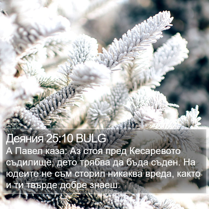 Деяния 25:10 BULG Bible Study