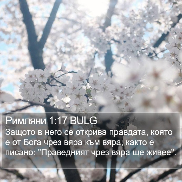 Римляни 1:17 BULG Bible Study