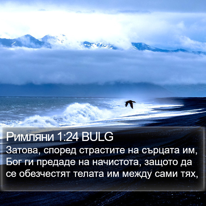 Римляни 1:24 BULG Bible Study