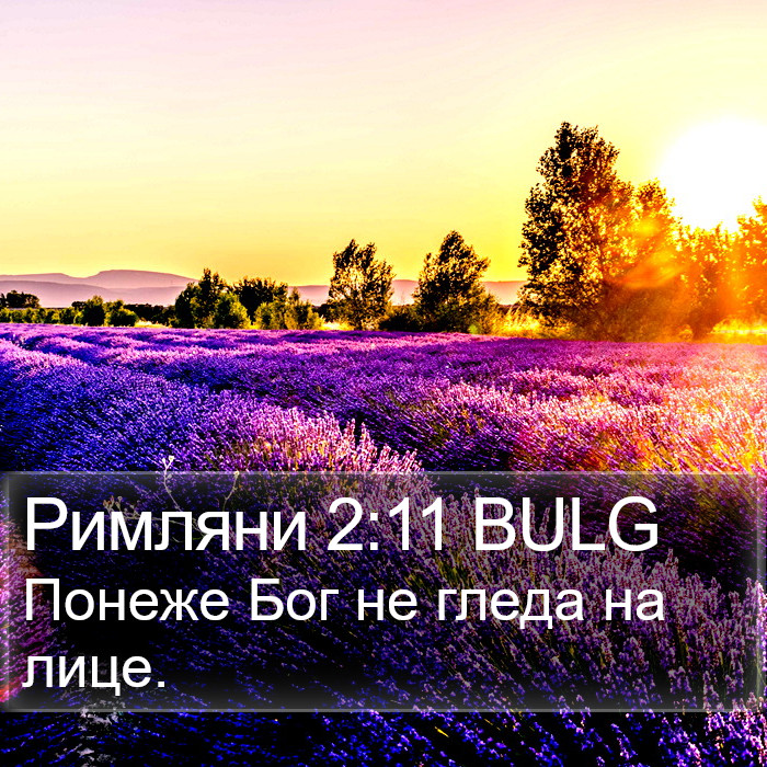 Римляни 2:11 BULG Bible Study