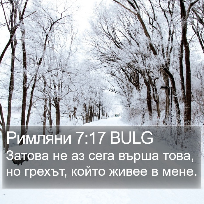 Римляни 7:17 BULG Bible Study