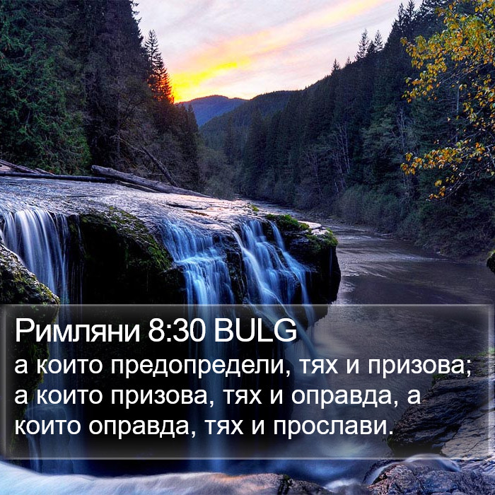 Римляни 8:30 BULG Bible Study