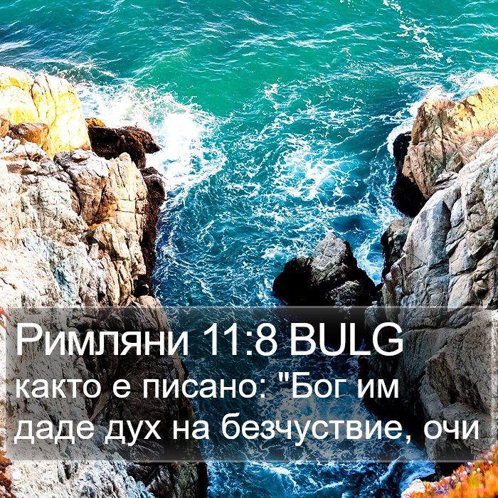 Римляни 11:8 BULG Bible Study