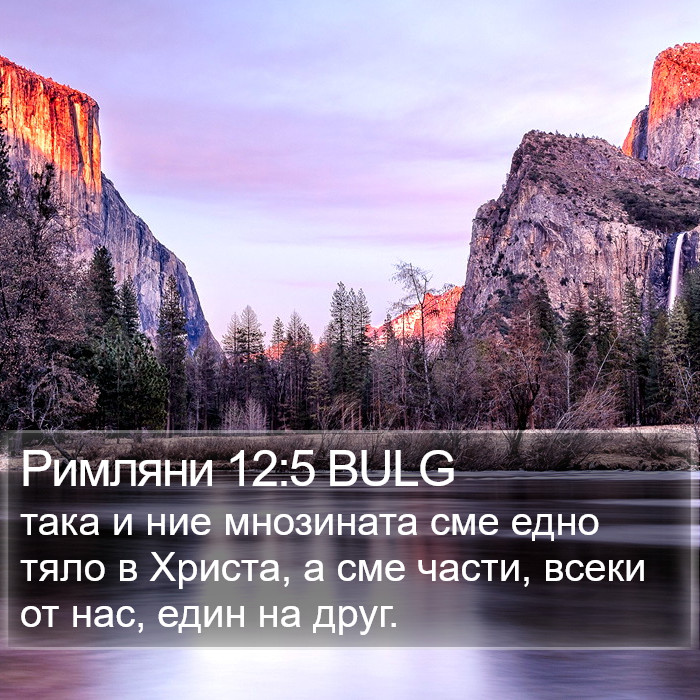 Римляни 12:5 BULG Bible Study