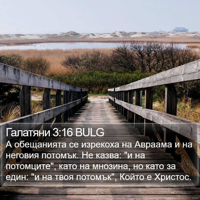 Галатяни 3:16 BULG Bible Study