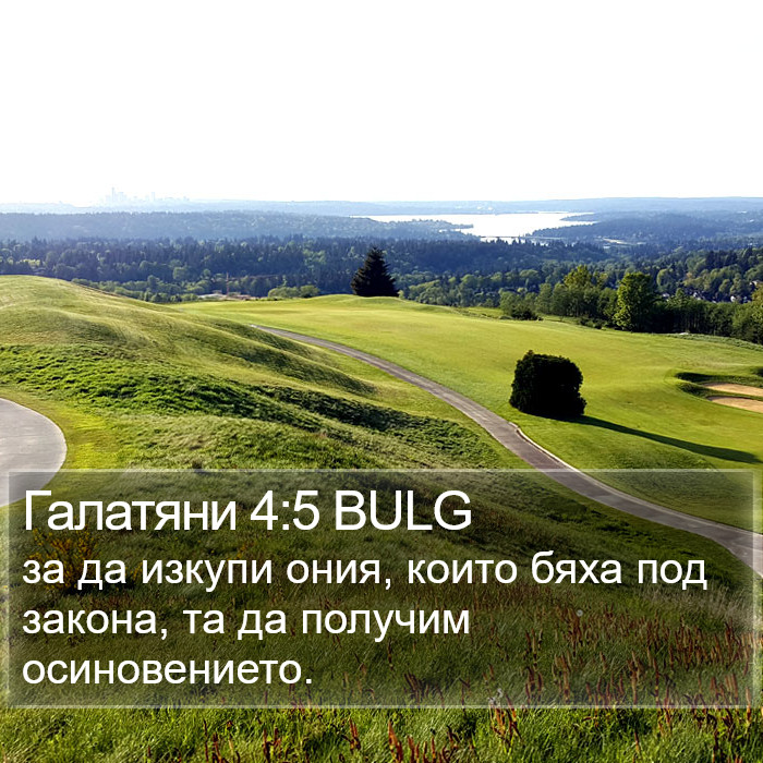 Галатяни 4:5 BULG Bible Study
