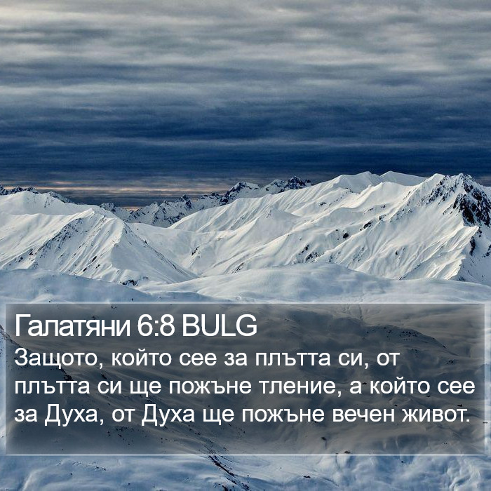 Галатяни 6:8 BULG Bible Study