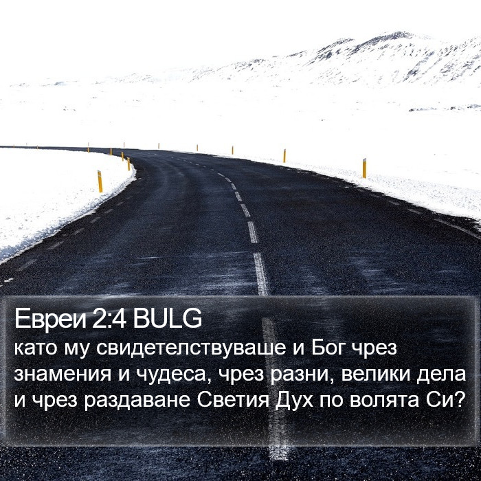 Евреи 2:4 BULG Bible Study