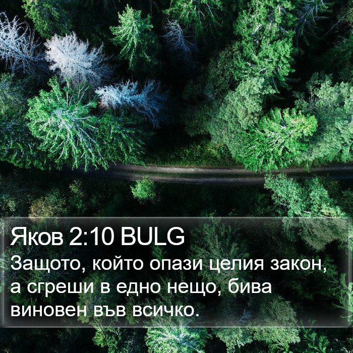 Яков 2:10 BULG Bible Study