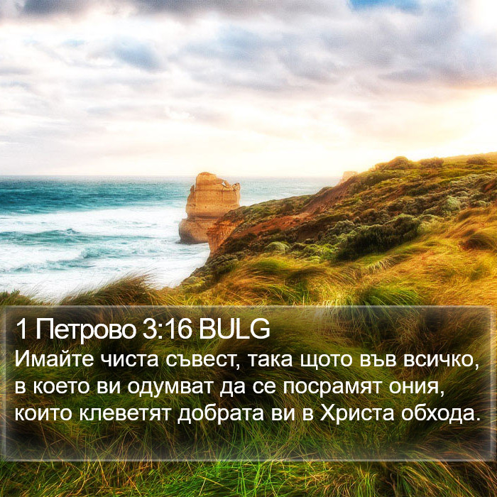 1 Петрово 3:16 BULG Bible Study