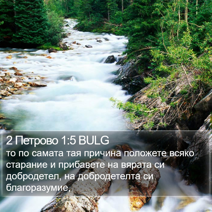 2 Петрово 1:5 BULG Bible Study