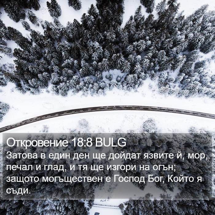 Откровение 18:8 BULG Bible Study